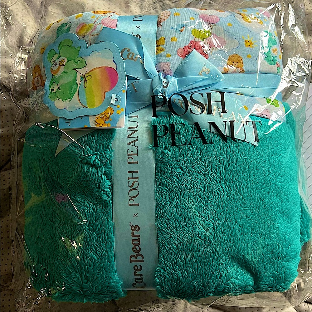 NIB posh peanut Care Bears plush luxe